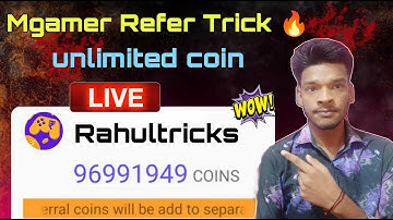 Mgamer refer coin trick | Mgamer coin trick | Mgamer refer trick 2022 Hindi Rahultricks 🤑