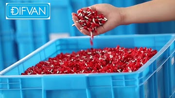 Cord end ferrule factory video