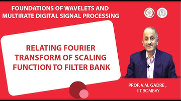 Relating Fourier transform of scaling function to filter bank