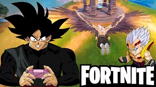 Goku Black and Baby Vegeta Play Fortnite! | ZERO GOD PLAN