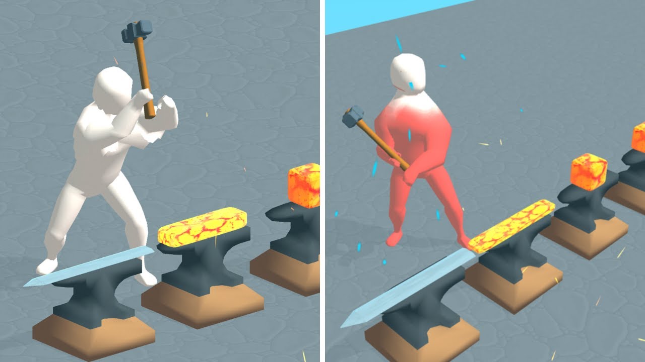 Forgemaster Android Forge Master! 🤺🎯🔨 All Levels Gameplay iOS - Making Swords | New Games ...