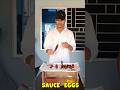 Chicken Kabab Roulette: Sauce or Raw Egg? 🍗🤢🔥 #shorts #foodchallenge #ytshorts
