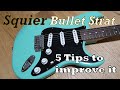 5 Modding & Upgrade Tips to improve a Squier Bullet Stratocaster