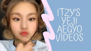 Video thumbnail of "ITZY YEJI "AEGYO" COMPILATION"