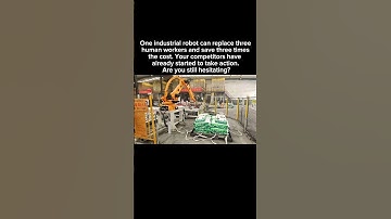 palletizing robot. #automobile #robot#palletizingrobot