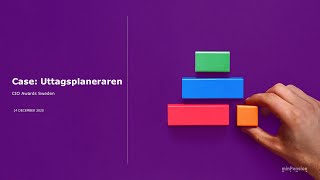 minPension.se presentation på CIO Awards 2020