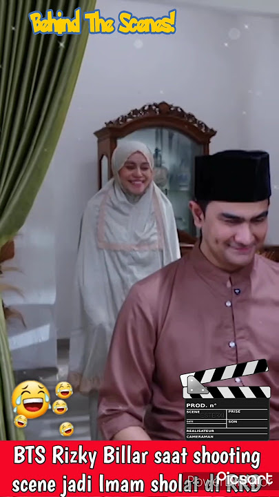 BTS Rizky Billar shooting scene as prayer leader at RKD #rizkybillar #lestikejora #leslar #bts