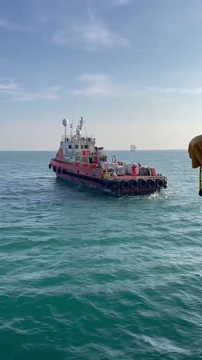 Crew boat approaching #drill #seafarer #engineering #vessel #ship #geotech #offshore