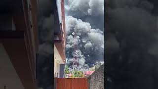 kebakaran di Borobudur Papua barat