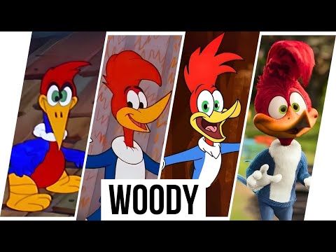 Woody Woodpecker Evolution in Movies & Shows  (1940-2024)