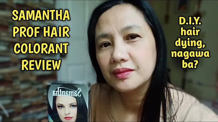 SAMANTHA PROFESSIONAL HAIR COLORANT REVIEW DIY