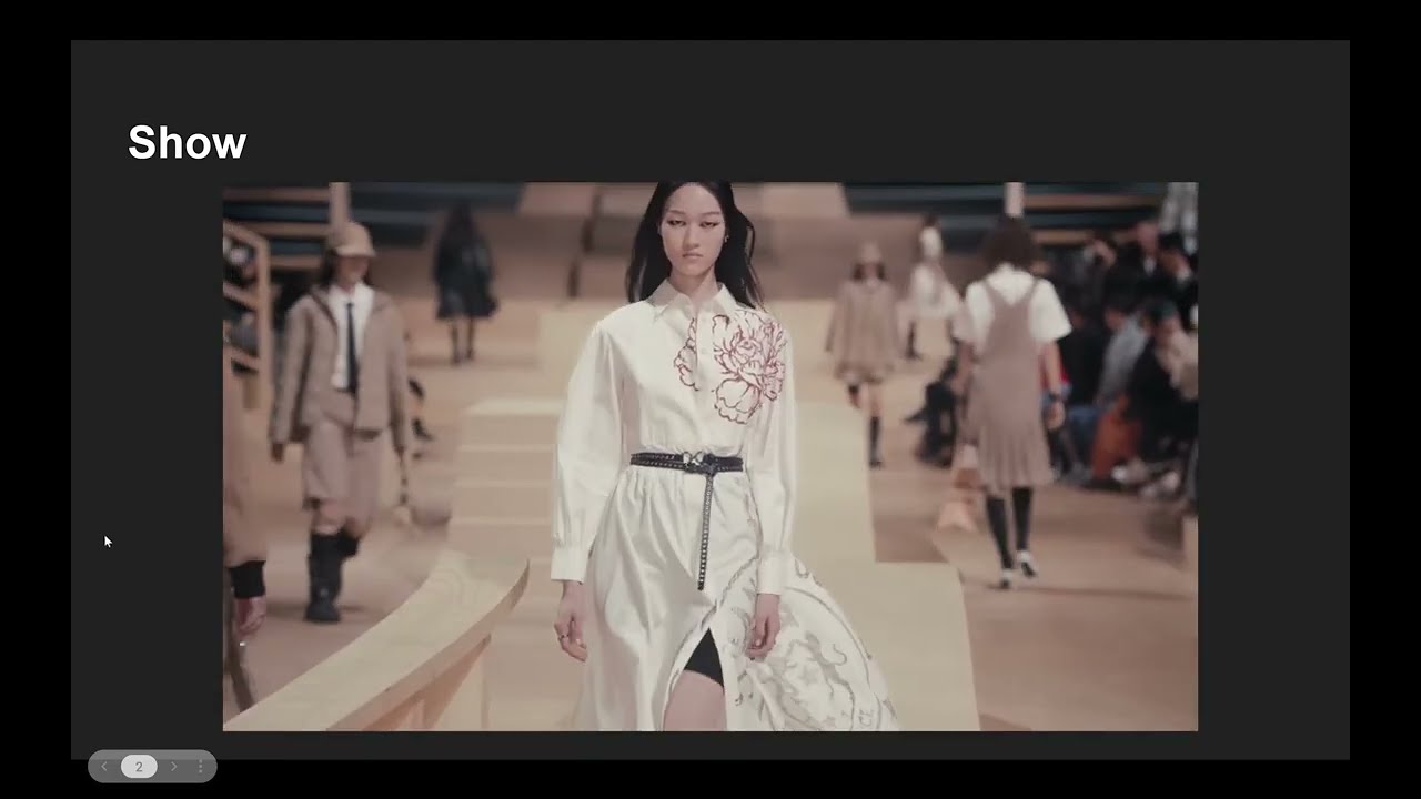 Activity 1   Jungho Bae   Fashion Show Comparison Chart slide 1