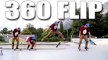 Why are 360 flips called tre flips?