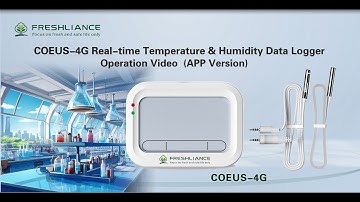 COEUS-4G Real-time Temperature and Humidity Data Logger Operation Video (APP Version)