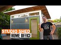 Building a Backyard Office and Production Studio | Studio Shed from Costco!