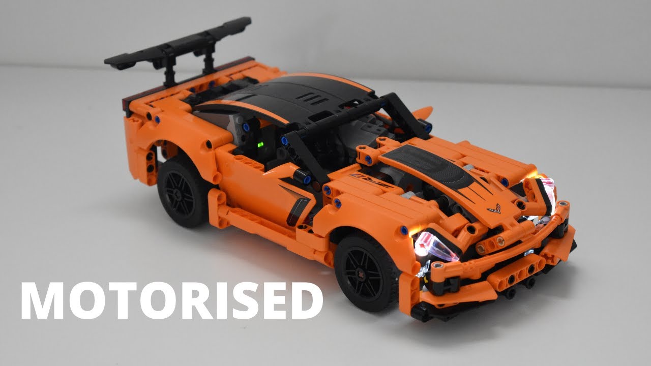 LEGO Chevrolet Corvette ZR1 [motorised] - YouTube