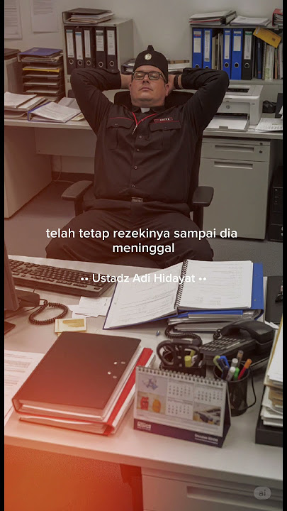 UAH : Jika kerja hanya karena dunia, dapatnya ini...