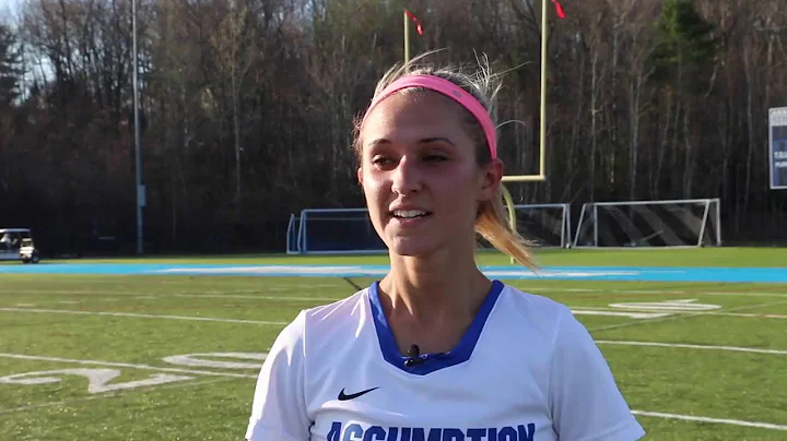Assumption College Women's Lacrosse Defeats Bridge...