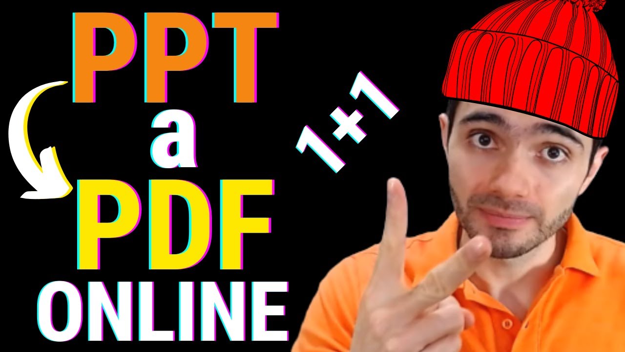 Convertir PowerPoint A PDF ONLINE GRATIS 1 1 Herramientas YouTube