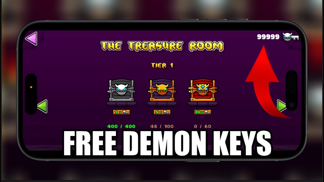 How to Get Free Unlimited Demon Keys in Geometry Dash - YouTube