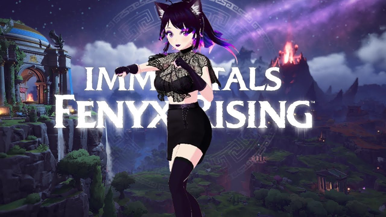 [Immortals Fenyx Rising] Kitten is god !!! w/ Ashkit & Hazel - YouTube