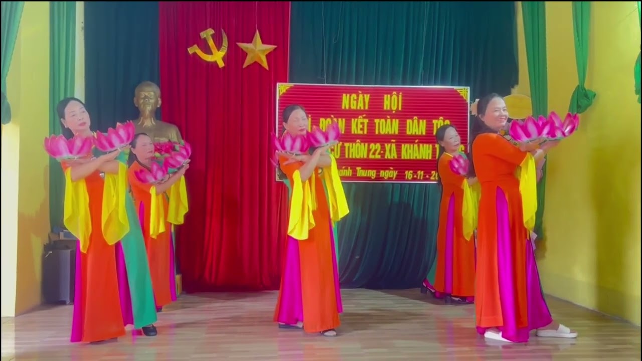 BÀI MÚA GIỮA MẠC TƯ KHOA_ MỪNG NGÀY HỘI ĐOÀN KẾT TOÀN DÂN SAU ĐỔI MỚI _THÔN 22 KHÁNH TRUNG NINH BÌNH