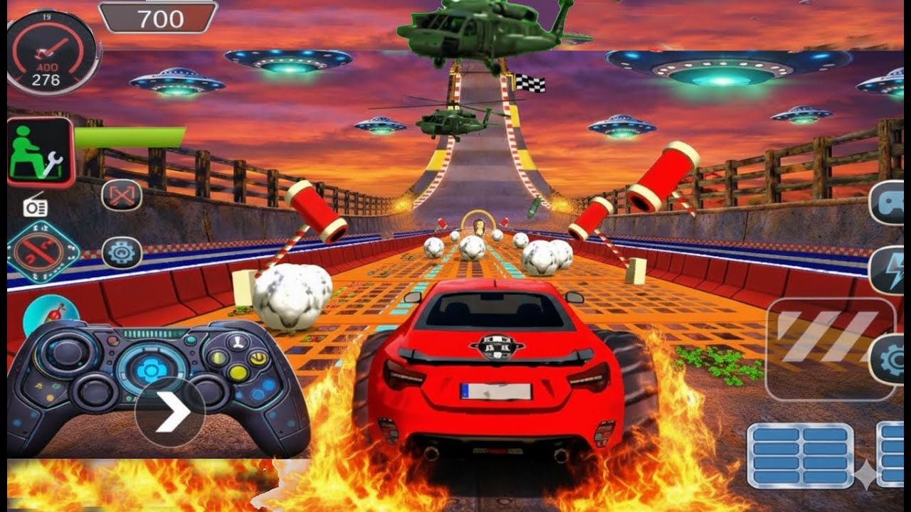 Mega Ramp Challenge! 🤯 Super Crazy GT Monster Truck Racing Stunts | Android Gameplay #2