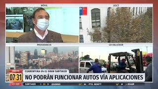 Así funcionará el transporte público durante la cuarentena en la región Metropolitana