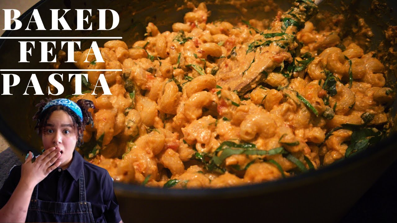 Feta Cheese Pasta Bake Viral Tik Tok Recipe Bueno Eats YouTube