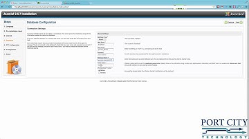 Joomla 2.5 series - Installing Joomla