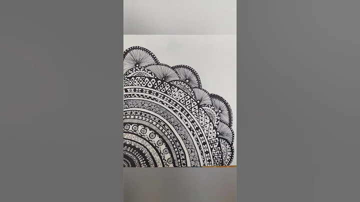 Mandala art by me 🎨 #mandala #art #artist #viral #shorts #shortsfeed  #drawing #easydrawing