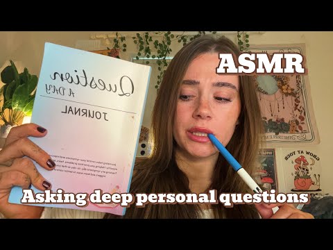 ASMR - Asking You Deep & Personal Questions ( u can trauma dump here )