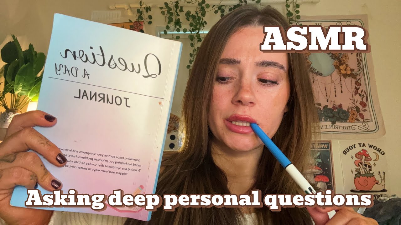 ASMR - Asking You Deep & Personal Questions ( u can trauma dump here )