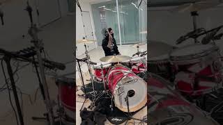 Recording drums for blackbear’s album.