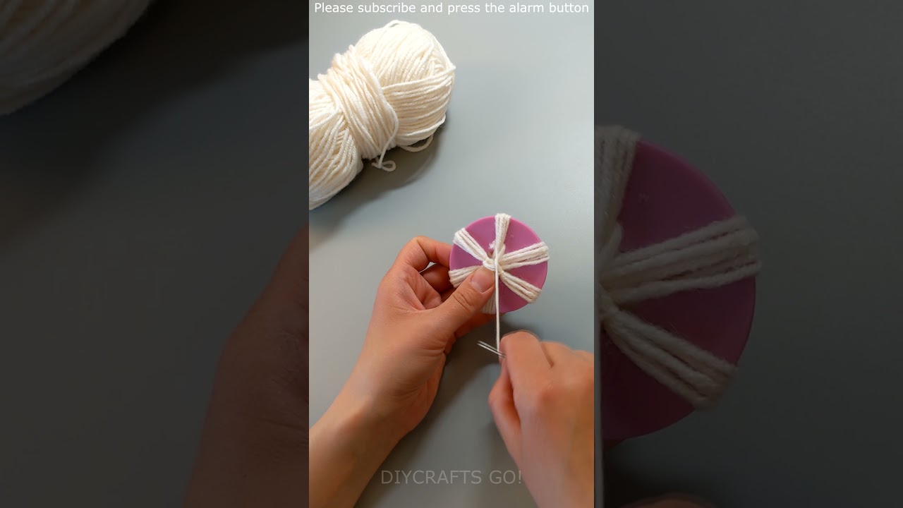 Amazing Woolen Flower Ideas   Hand Embroidery Easy Trick 