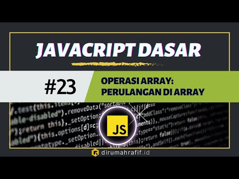 Array Operations: Looping Through Array Data - 23 - JavaScript Tutorial for Beginners