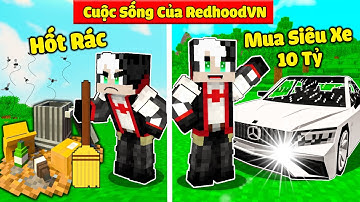 REDHOOD THỬ THÁCH 24H LÀM CHỦ TỊCH TRONG MINECRAFT*HÀNH TRÌNH REDHOOD TỪ DÂN NGHÈO TRỞ THÀNH ĐẠI GIA