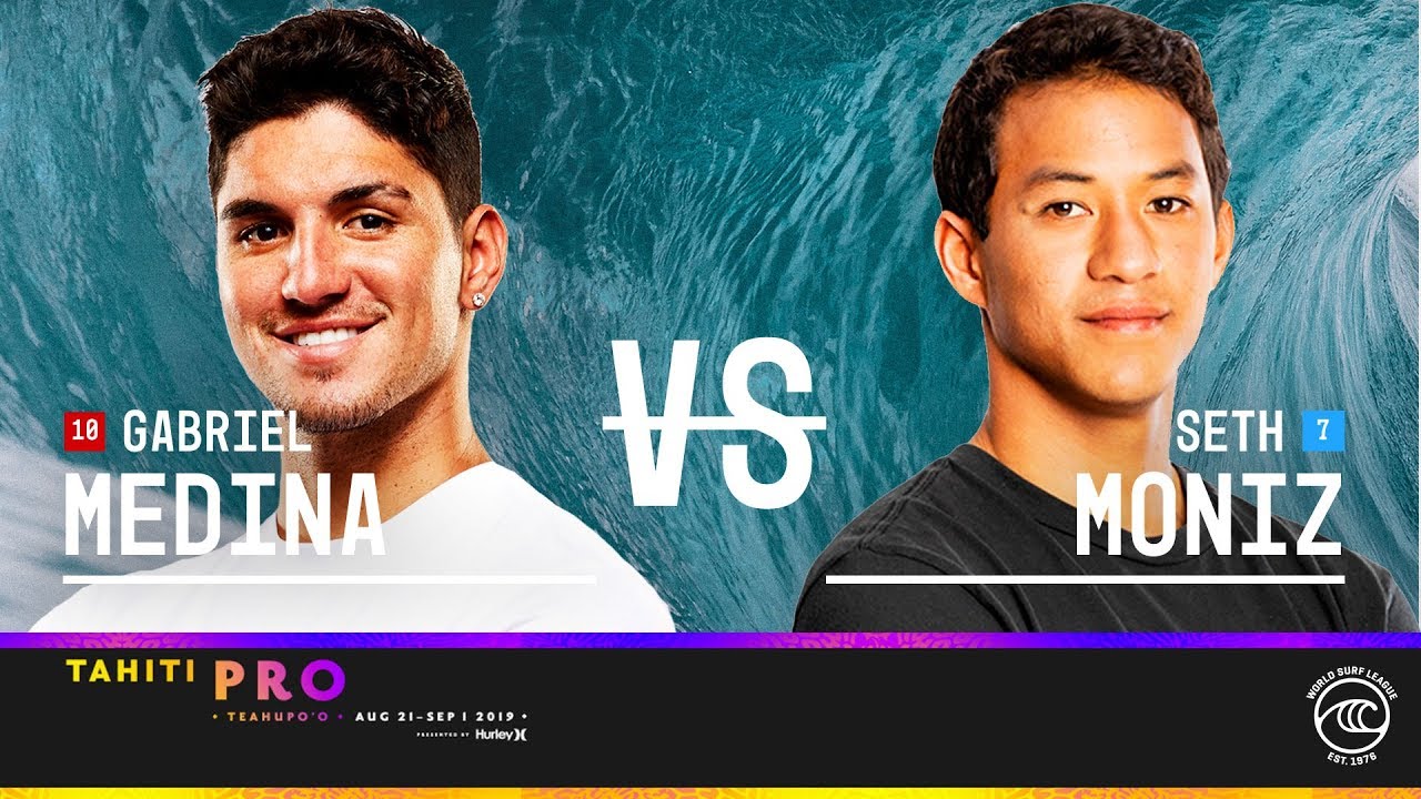 surfers security Gabriel Medina Advances to Finals at Tahiti Teahupo'o Pro