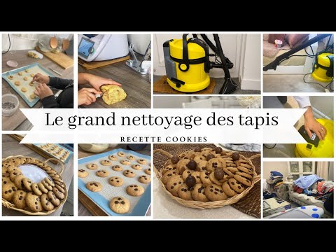 ASTUCE MÉNAGE : le nettoyage des tapis en hiver - RECETTE Cookies simple  -PRODUIT PINK - YouTube