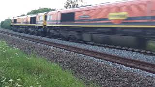 0A01 to stoke gifford convoy 66419 + 66413 freightliner 12/05/24