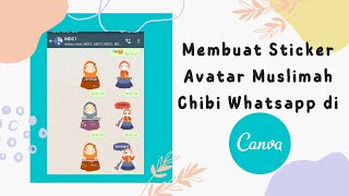 6. Membuat Sticker Avatar Muslimah Chibi Whatsapp dengan Canva screenshot 1