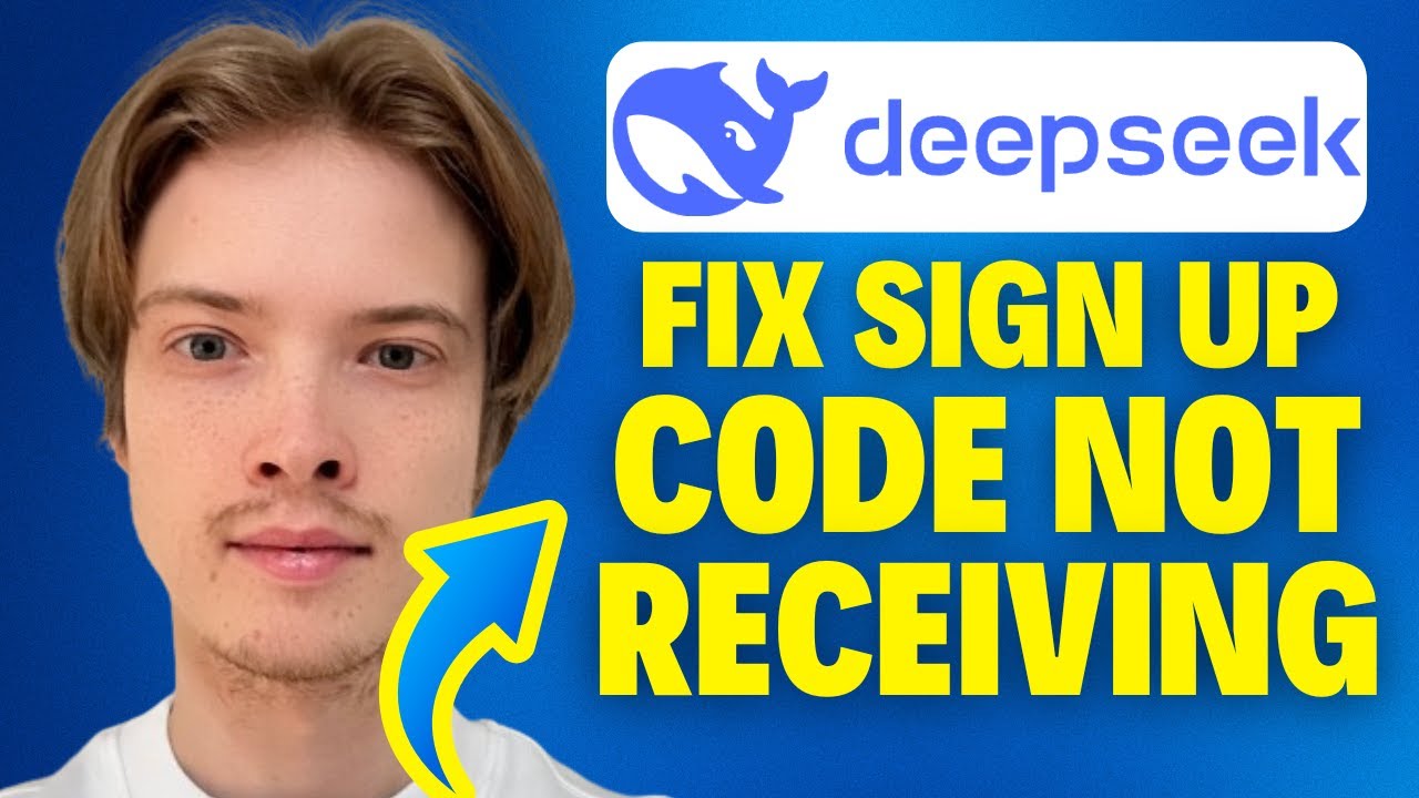 How To Fix Not Receiving DeepSeek Sign Up Code (2025) - YouTube