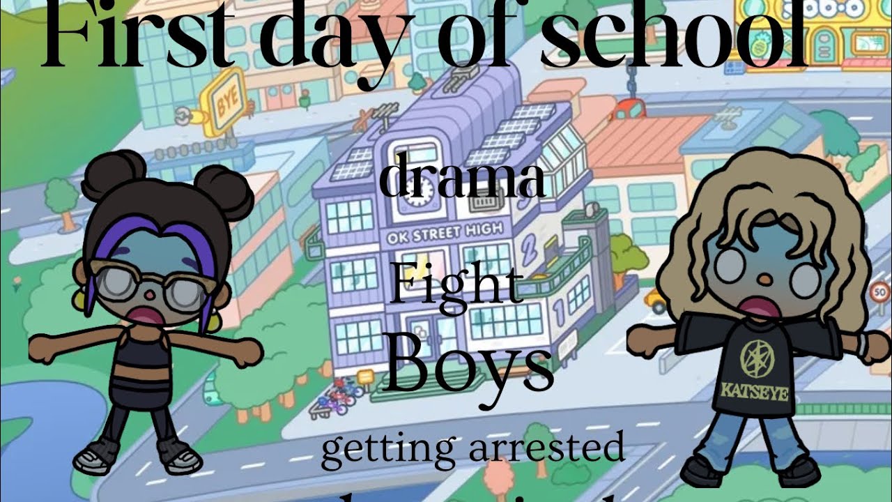 First day of school ￼ll WITH  VOICEll✏️👩‍🏫📚📚