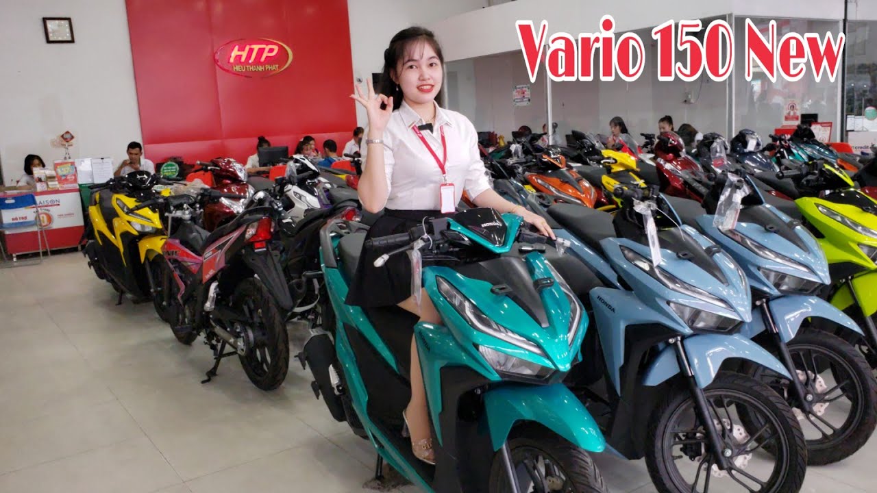 Hỏi giá xe Vario 150 2020 độ tem gặp em nhân viên dễ thương tư vấn ...