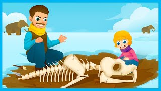 Парк динозавров 2 🧊- Раскопки окаменелостей ледникового периода игра для детей | Дети учатся | Детские игры | Йетеланд