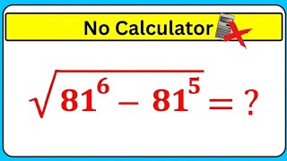Nice Algebra Square Root Simplification || No Calculator