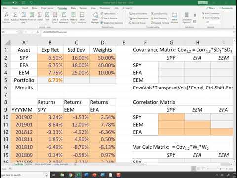 AdvFinMod Topic 3   Section 2 Matrix Algebra and Portfolio Mean