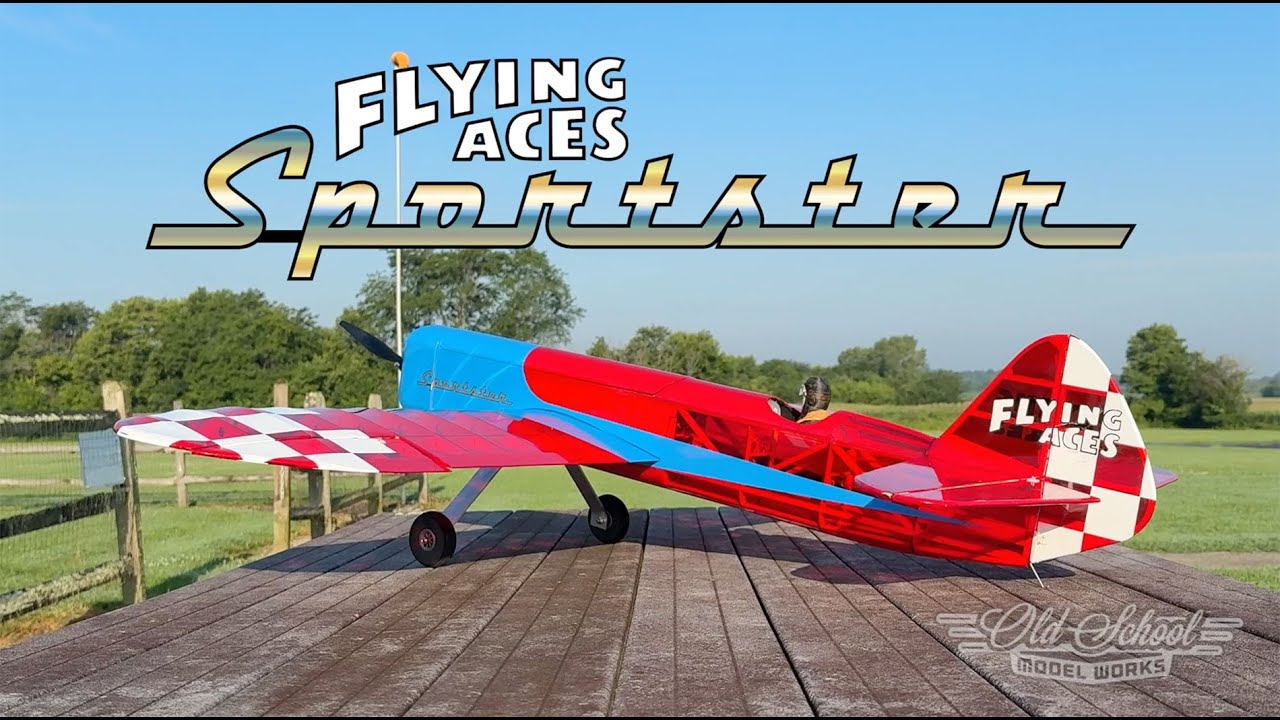 Old School Model Works Flying Aces Sportster R/C airplane kit