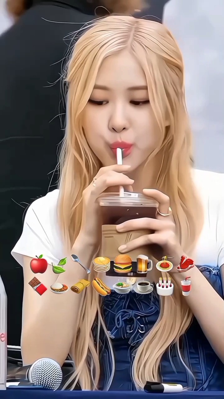 ROSÉ Cute Mukbang ?? #rosé #jisoo #jennie #lisa #blackpink #shorts