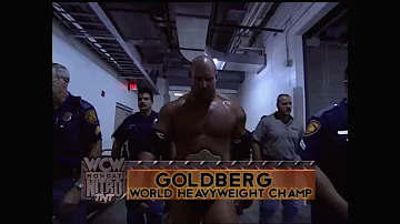 Goldberg's Entrance as the WCW Champion on Nitro after defeating Hogan! | Monday Nitro 1998